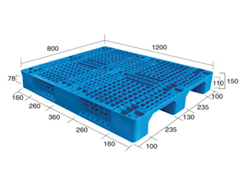 1208網格川字（置鋼管）塑料托盤