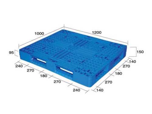 1210網(wǎng)格田字塑料托盤
