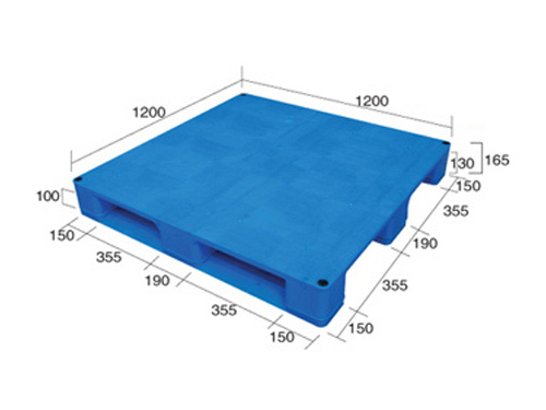 1212平板川字（置鋼管）塑料托盤