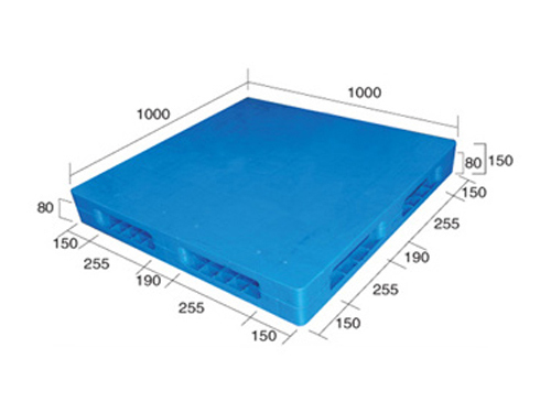1010平板雙面（置鋼管）塑料托盤