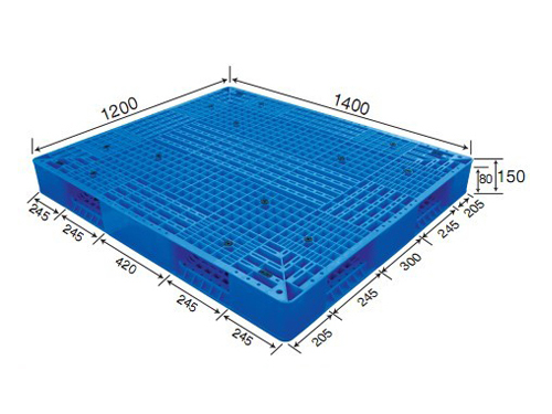 1412一體網(wǎng)格雙面塑料托盤